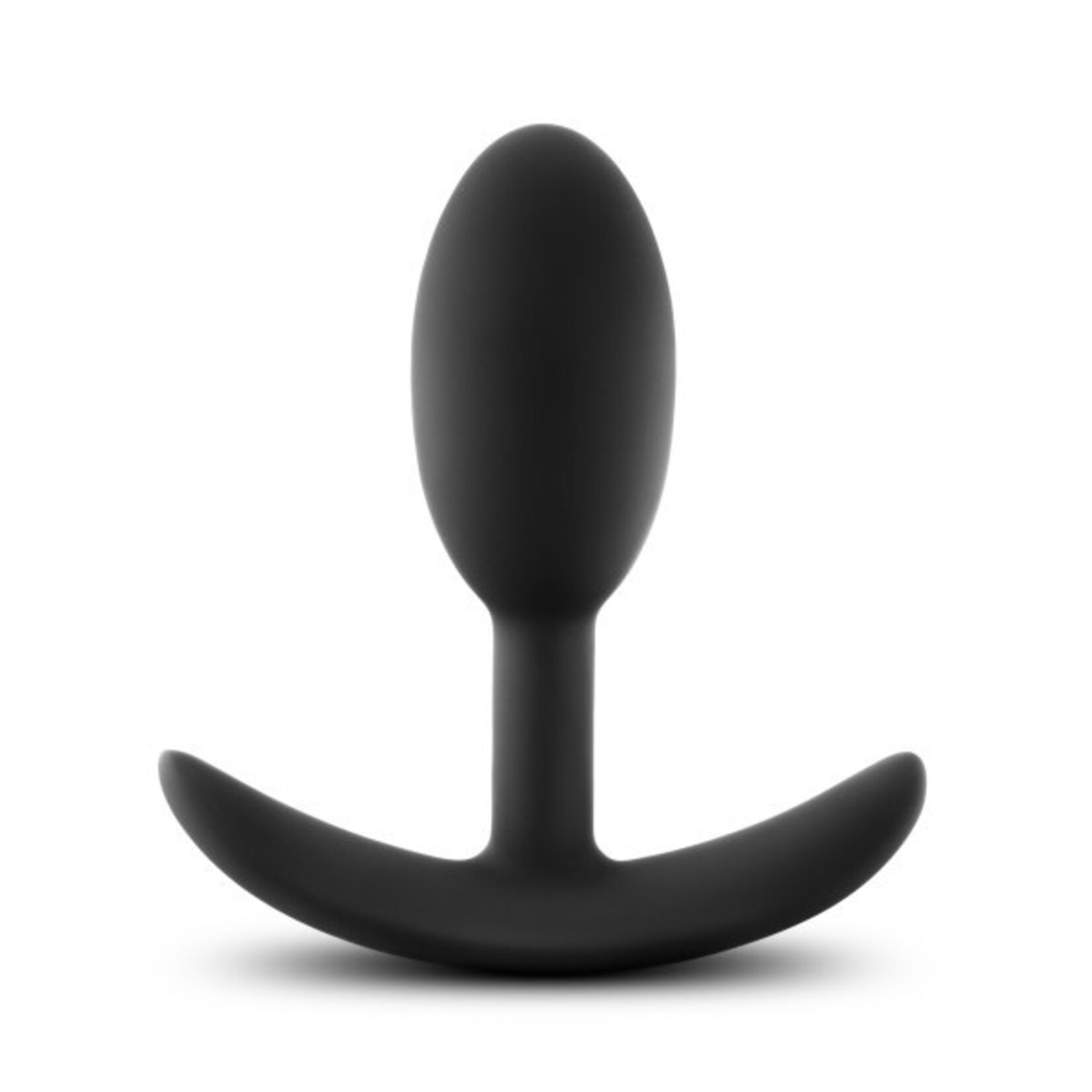 BLUSH BLUSH - ANAL ADVENTURES PLATINUM - SILICONE VIBRA SLIM PLUG - SMALL - BLACK