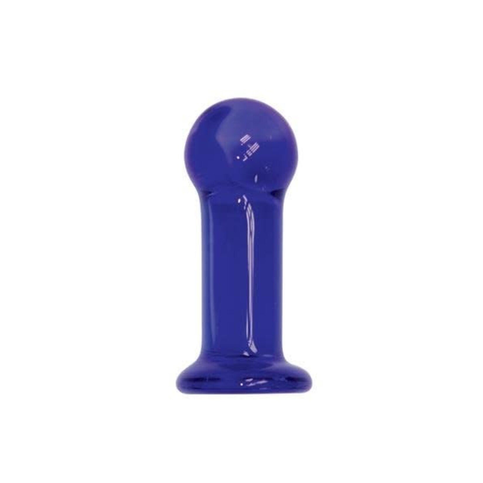 FIRST GLASS ANAL PLUG INDIGO