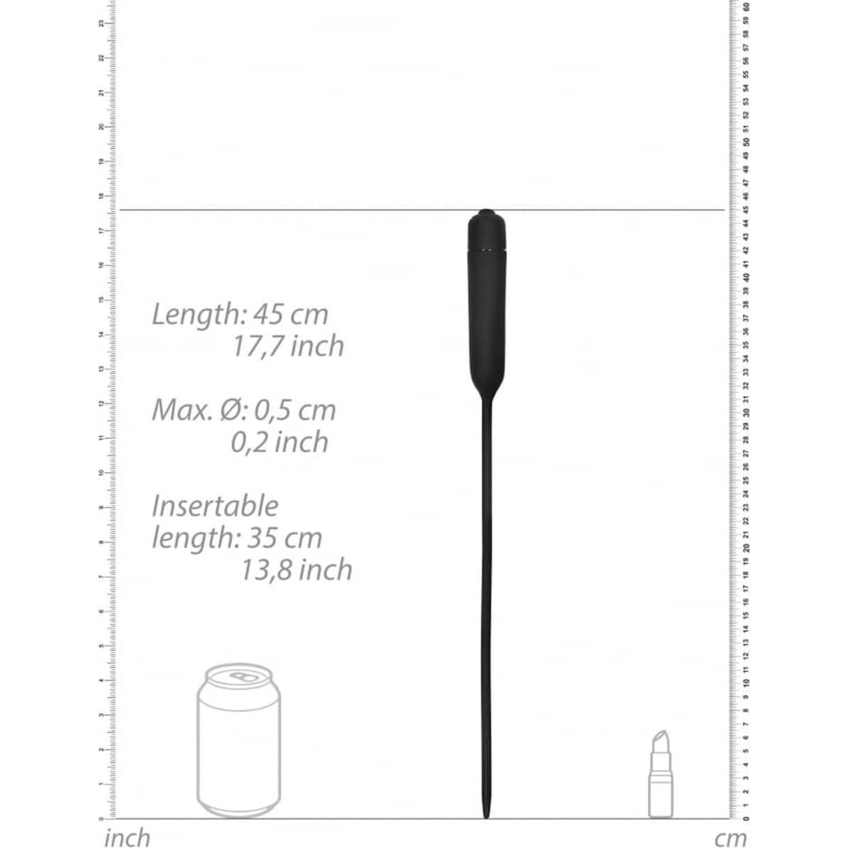 OUCH OUCH! VIBRATING EXTRA LONG SILICONE URETHRAL SOUND