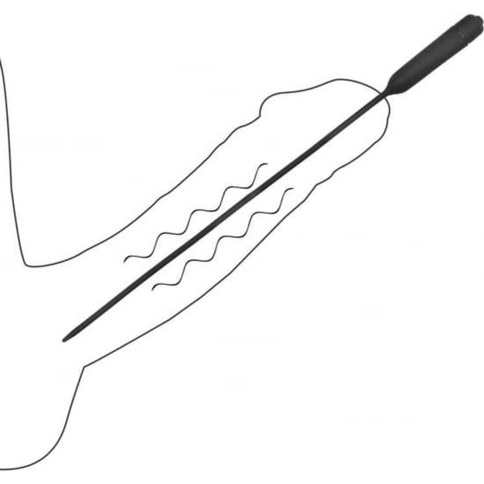 OUCH OUCH! VIBRATING EXTRA LONG SILICONE URETHRAL SOUND