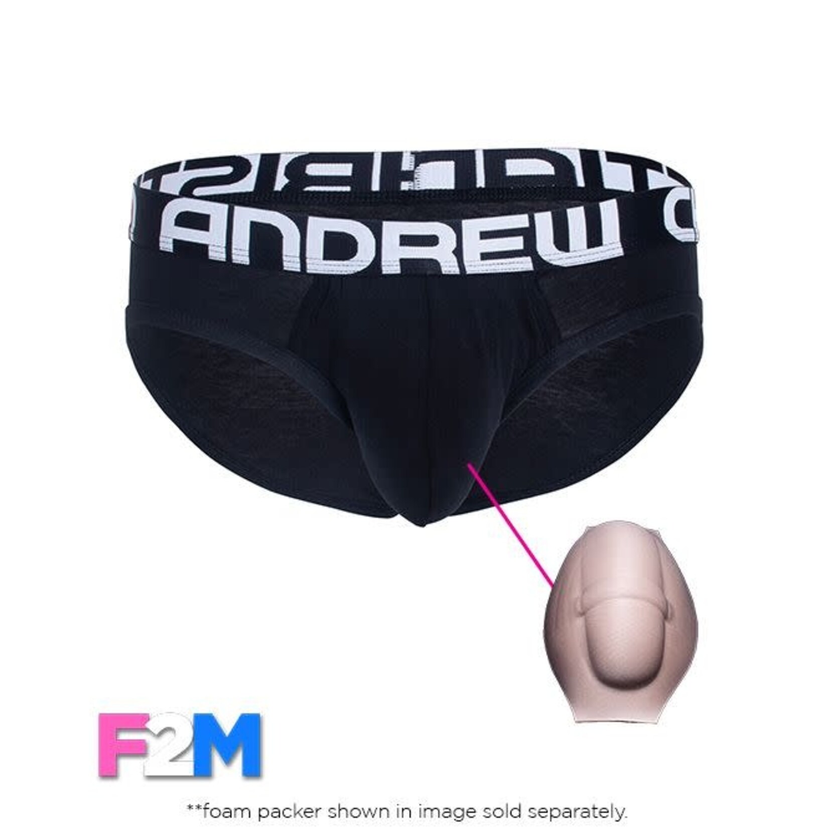 ANDREW CHRISTIAN ANDREW CHRISTIAN - F2M TRANS MASC BRIEF LARGE