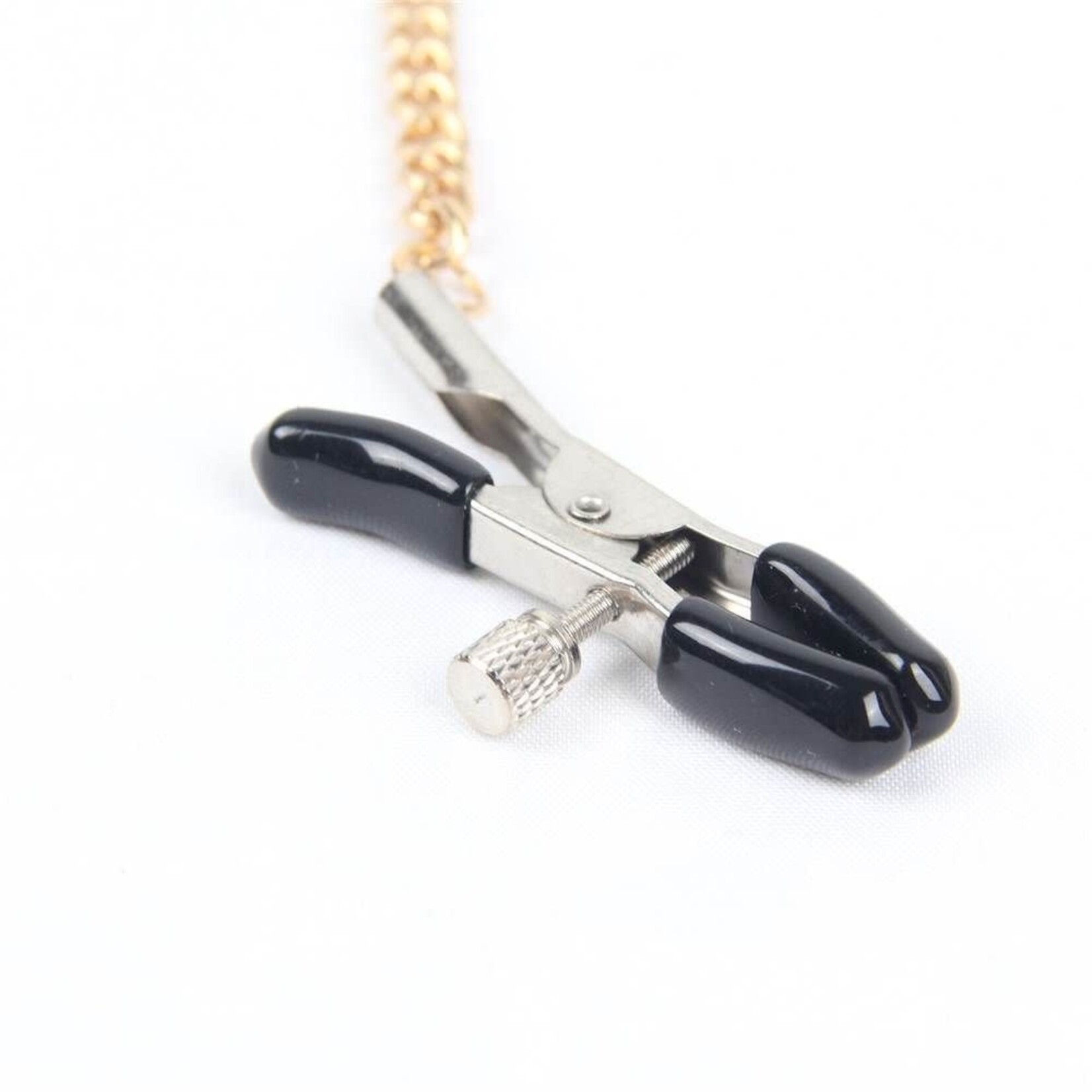 OH YEAH! -  GOLD CHAIN NIPPLE CLIPS EROTIC TOY ONE SIZE