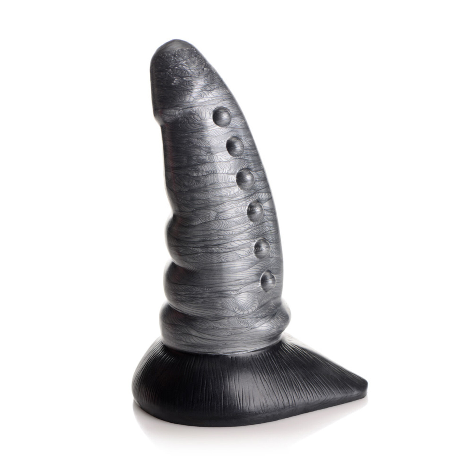 XR BRANDS CREATURE COCKS - BEASTLY TAPERED BUMPY SILICONE DILDO