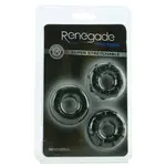 NS NOVELTIES RENEGADE DYNO COCK RINGS 3 PACK