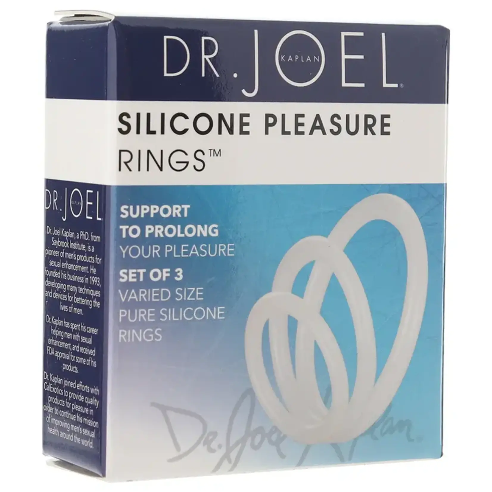 CALEXOTICS DR JOEL SILICONE PLEASURE RINGS