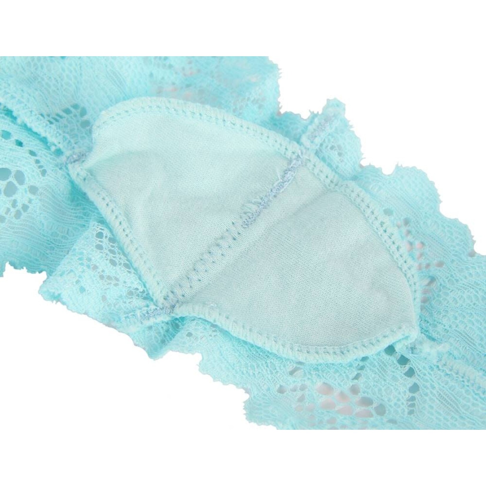 OH YEAH! -  BLUE SEXY FLORAL LACE PANTY XL