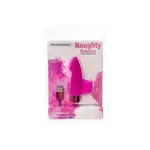 POWERBULLET RECHARGEABLE NAUGHTY NUBBIES - SILICONE FINGER VIBE - PINK