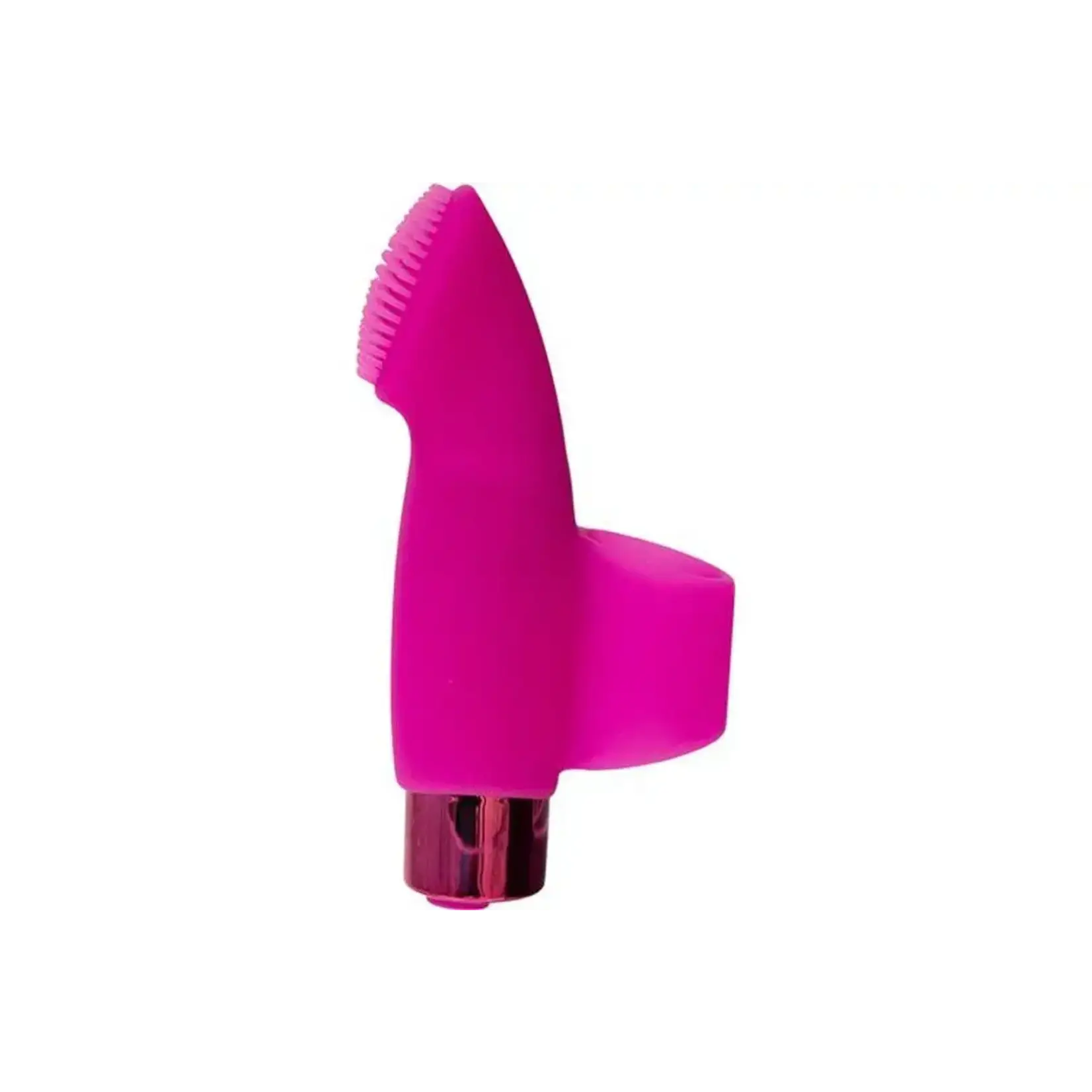 POWERBULLET RECHARGEABLE NAUGHTY NUBBIES - SILICONE FINGER VIBE - PINK