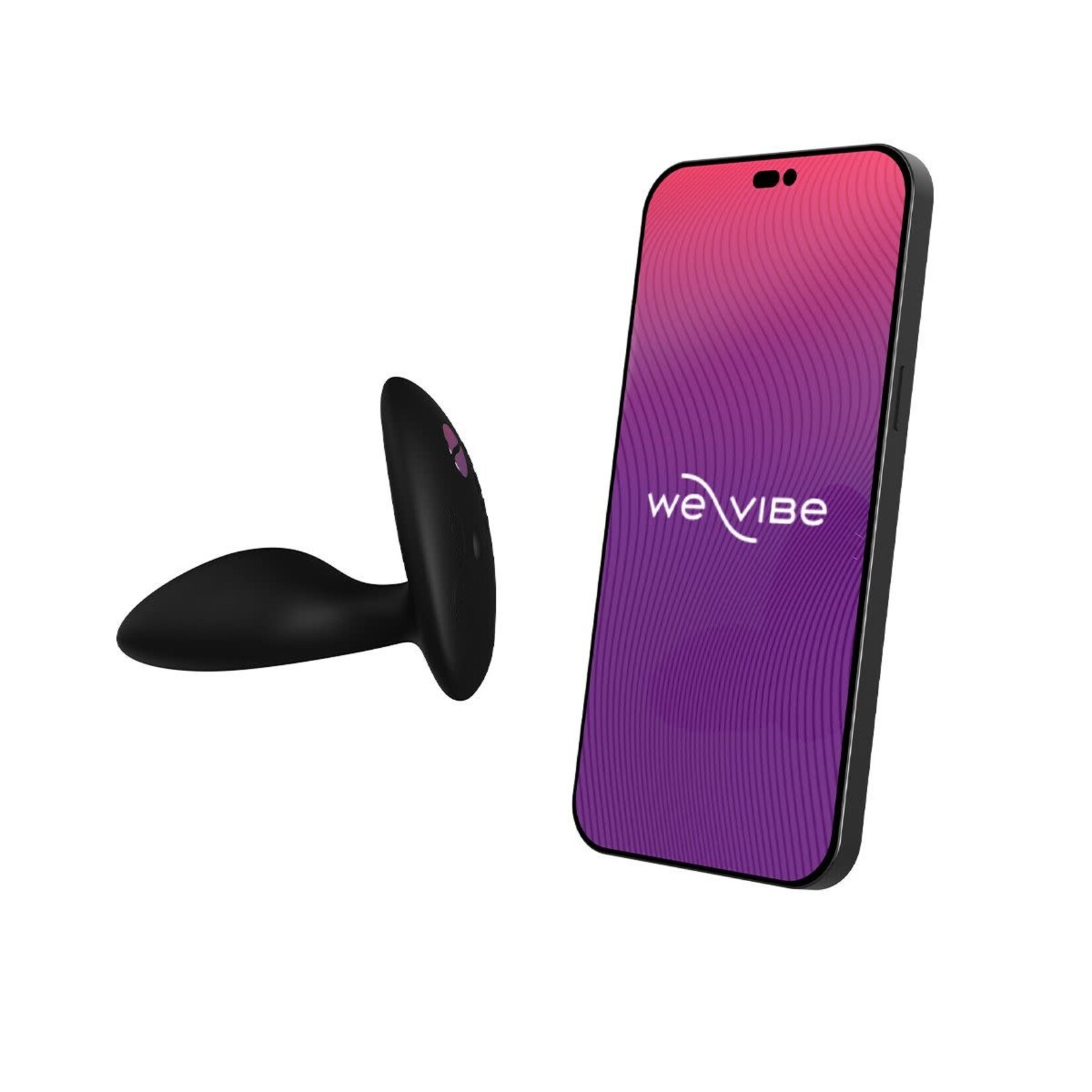 WE-VIBE WE-VIBE - DITTO+ - VIBRATING ANAL PLUG WITH REMOTE - SATIN BLACK