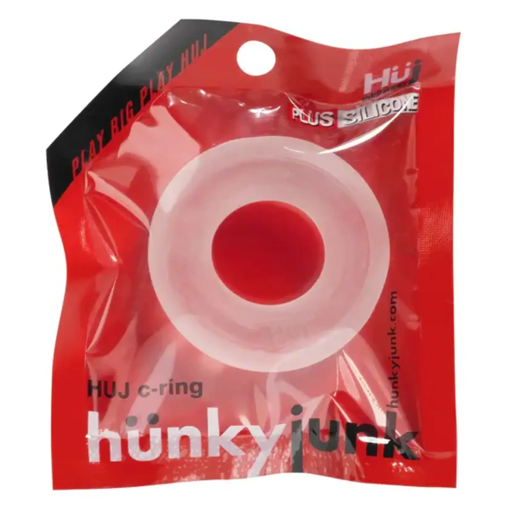 OXBALLS OXBALLS - HUNKY JUNK SINGLE C-RING ICE - CLEAR