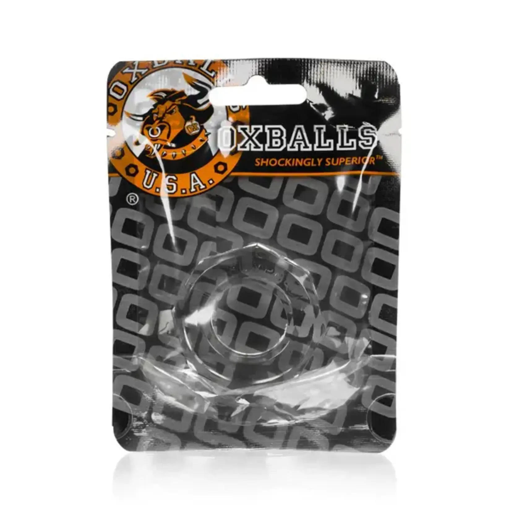 OXBALLS OXBALLS - HUMPBALLS COCK RING - CLEAR