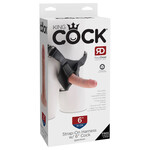 KING COCK KING COCK STRAP-ON HARNESS WITH 6" COCK LIGHT
