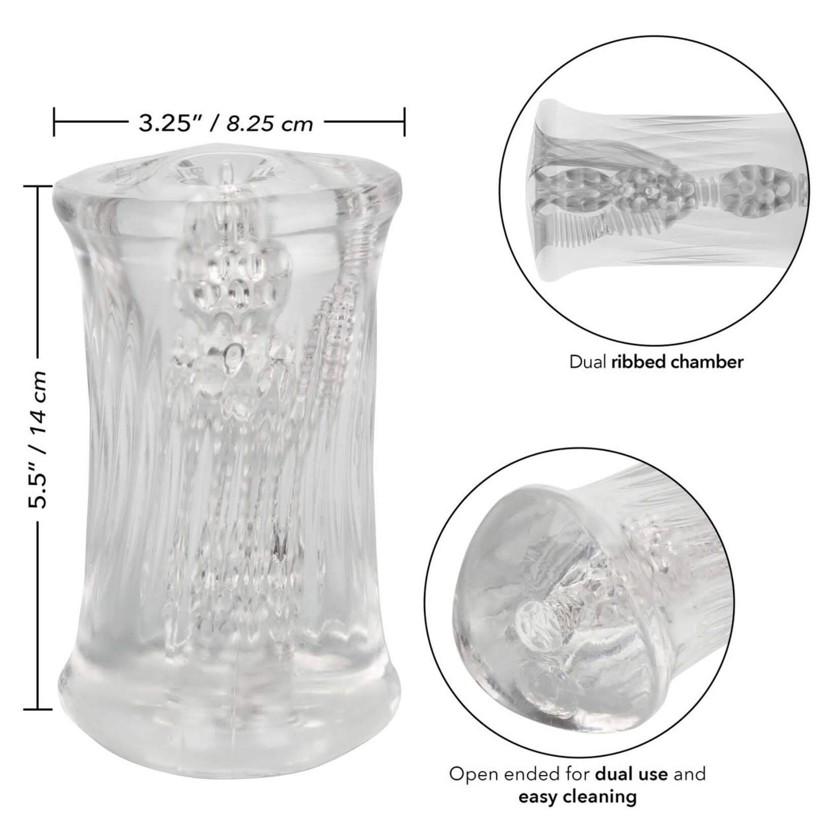 CALEXOTICS CYCLONE TRIPLE CHAMBER STROKER