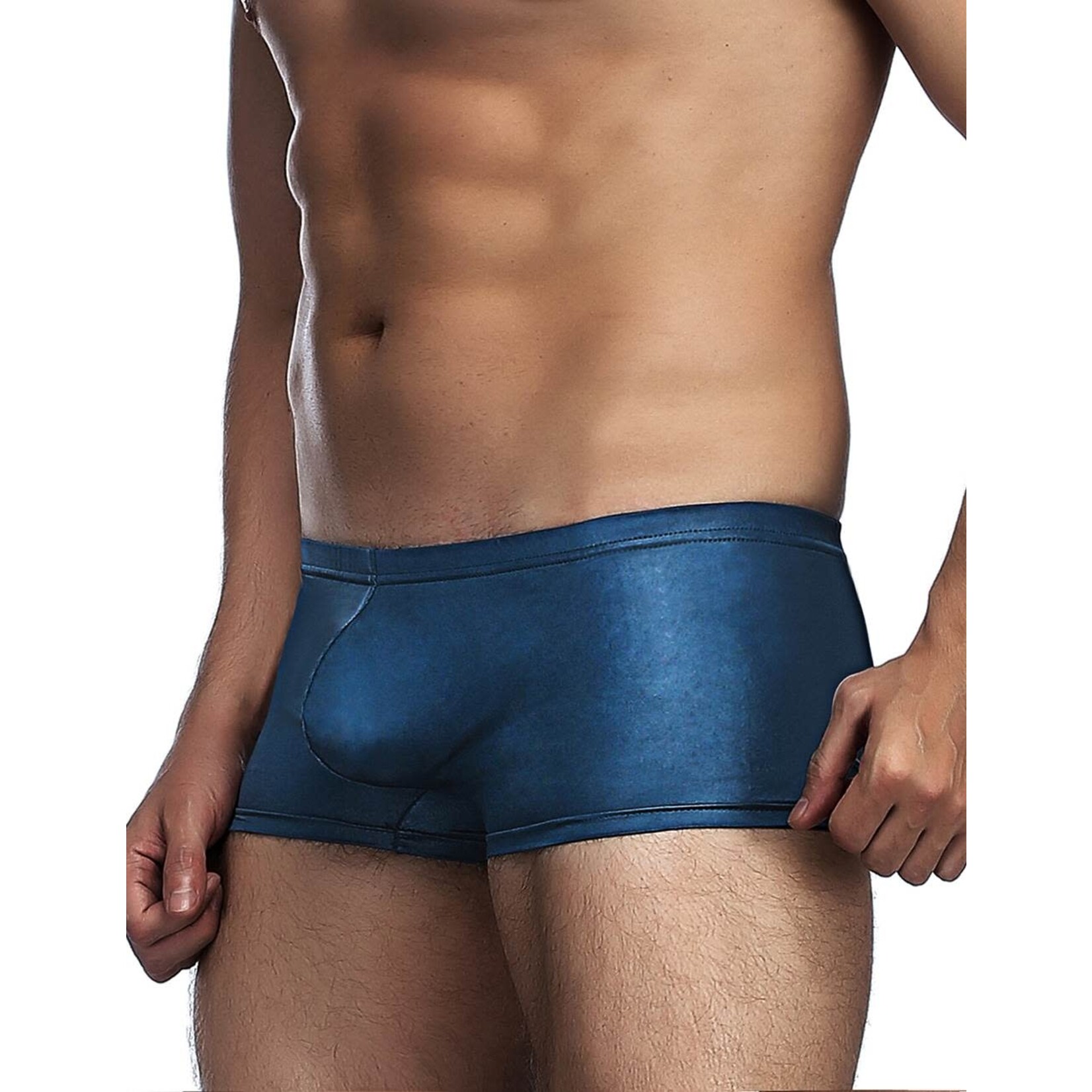 OH YEAH! -  NEVY LEATHER SEXY PANTY FOR MAN XS
