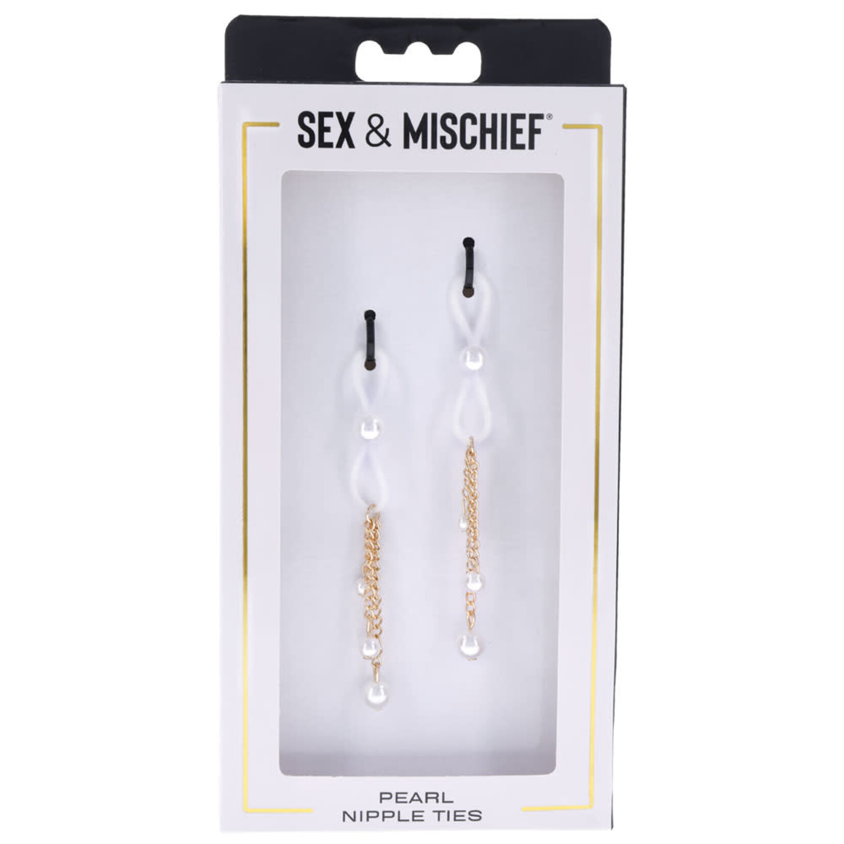 SEX & MISCHIEF SEX & MISCHIEF PEARL NIPPLE TIES