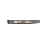 DADDY'S GIRL LEATHER WORD BAND COLLAR