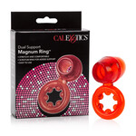 CALEXOTICS DUAL SUPPORT MAGNUM RING-RED