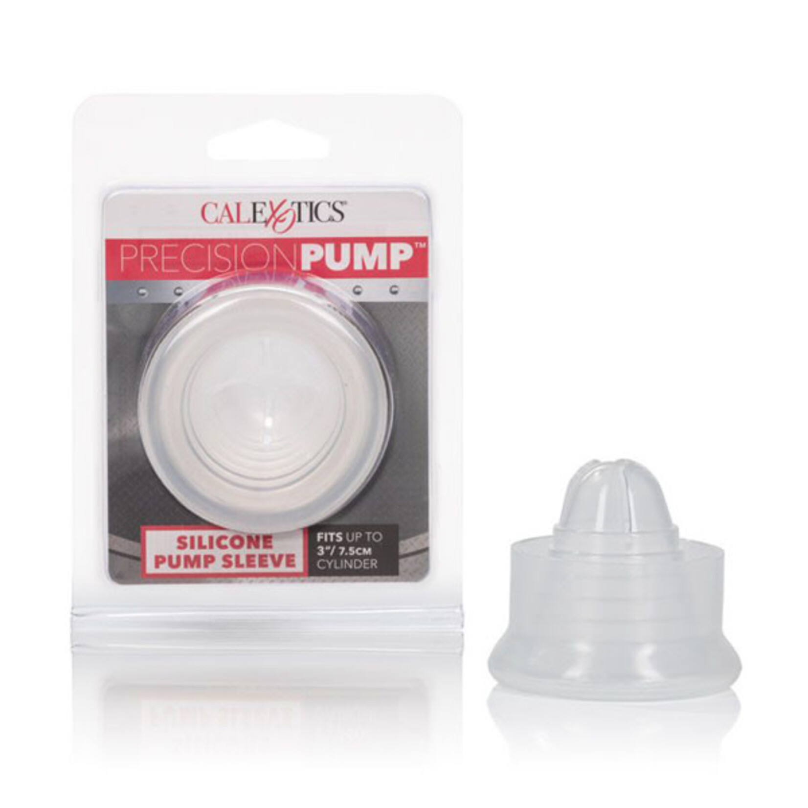 CALEXOTICS PRECISION PUMP SILICONE PUMP SLEEVE IN WHITE