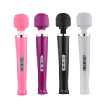 RECHARGEABLE SILICONE & ABS AV VIBRATOR MASSAGE WAND