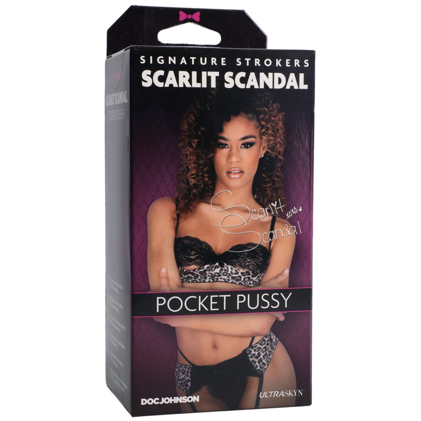 DOC JOHNSON SIGNATURE STROKERS - SCARLIT SCANDAL - ULTRASKYN POCKET PUSSY