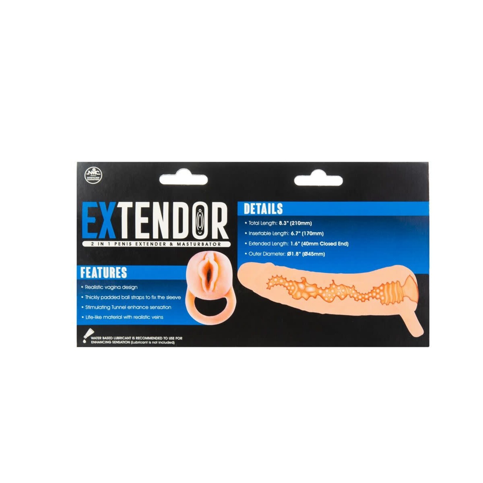 EXCELLENT POWER EXTENDOR 2 IN 1 PENIS EXTENDER & MASTURBATOR