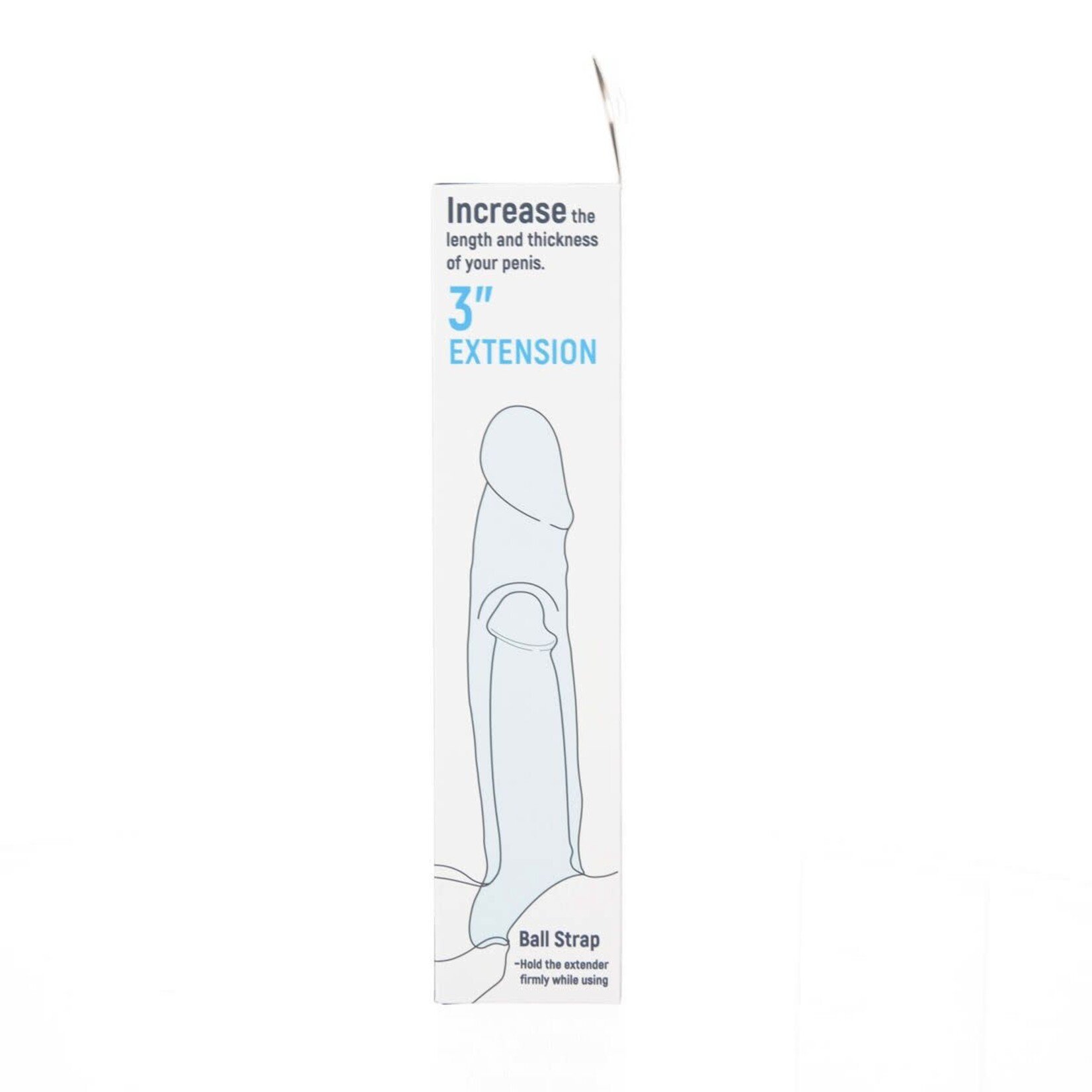 EXCELLENT POWER ICE CRYSTALS COLLECTION LENGTH ENHANCER PENIS EXTENDER WITH BALL STRAP