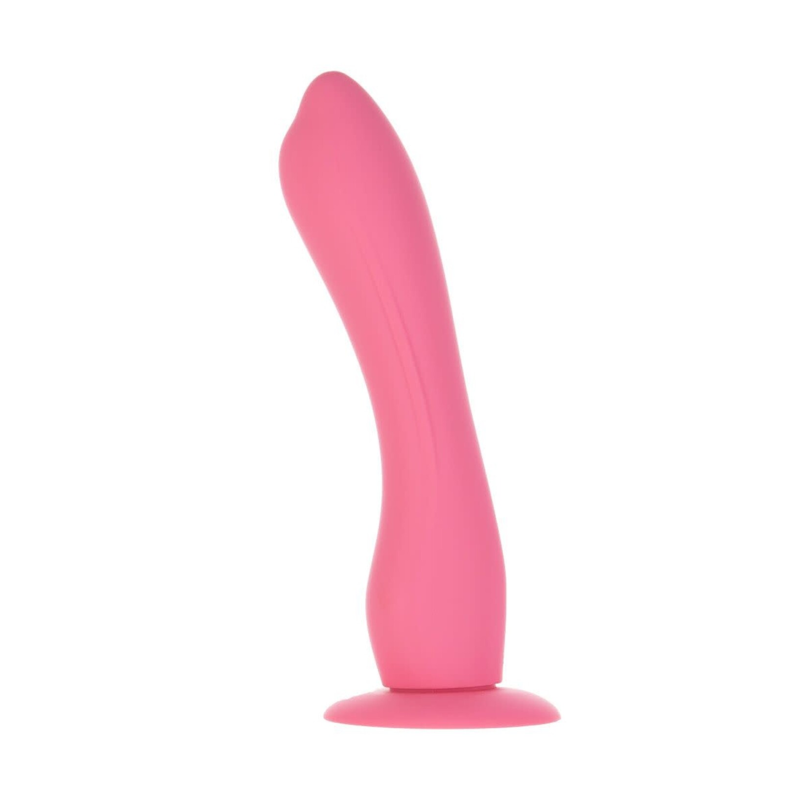 SEVEN CREATIONS 7" VIBRATING STRAP-ON & HARNESS - PINK