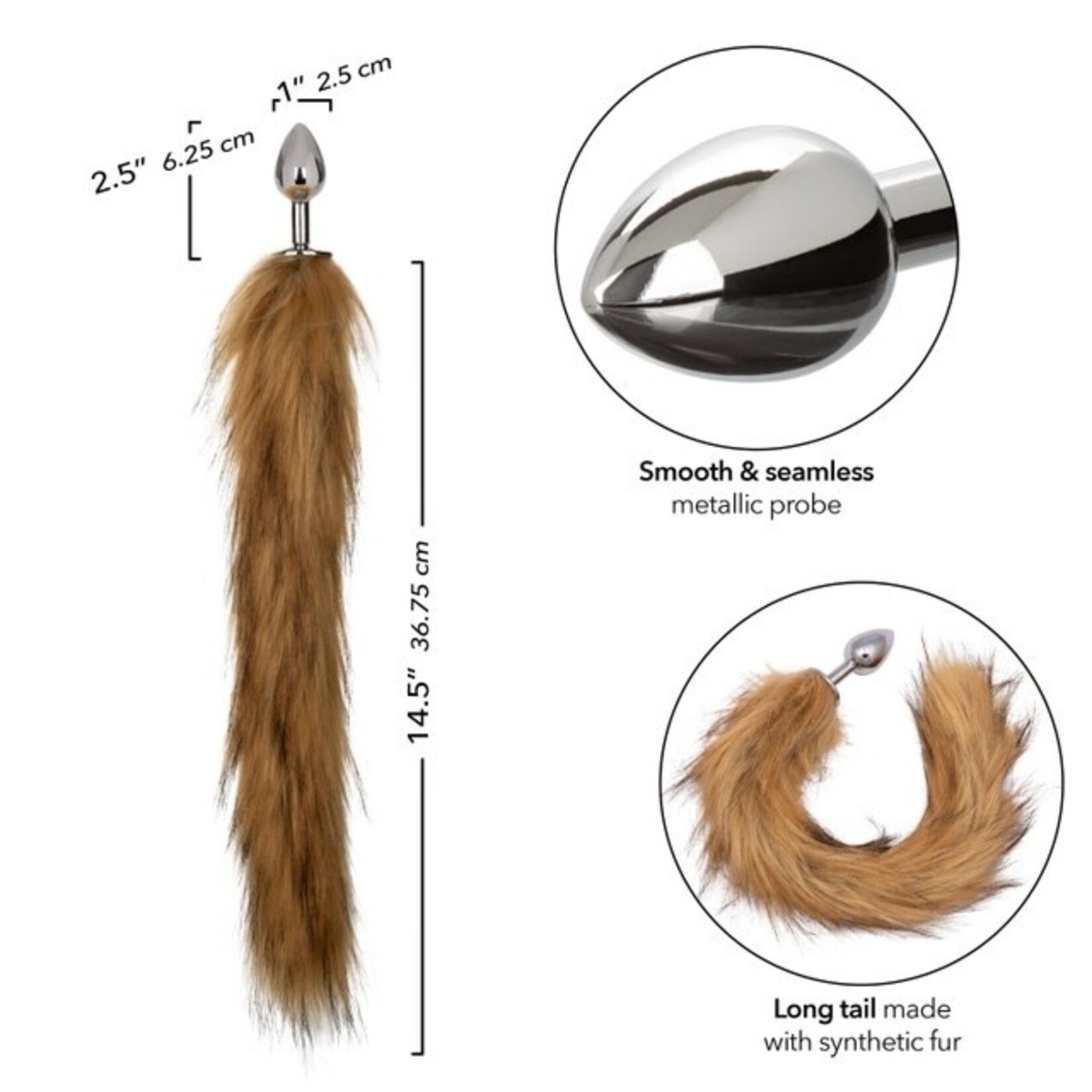 CALEXOTICS RUNNING WILD BROWN TAIL