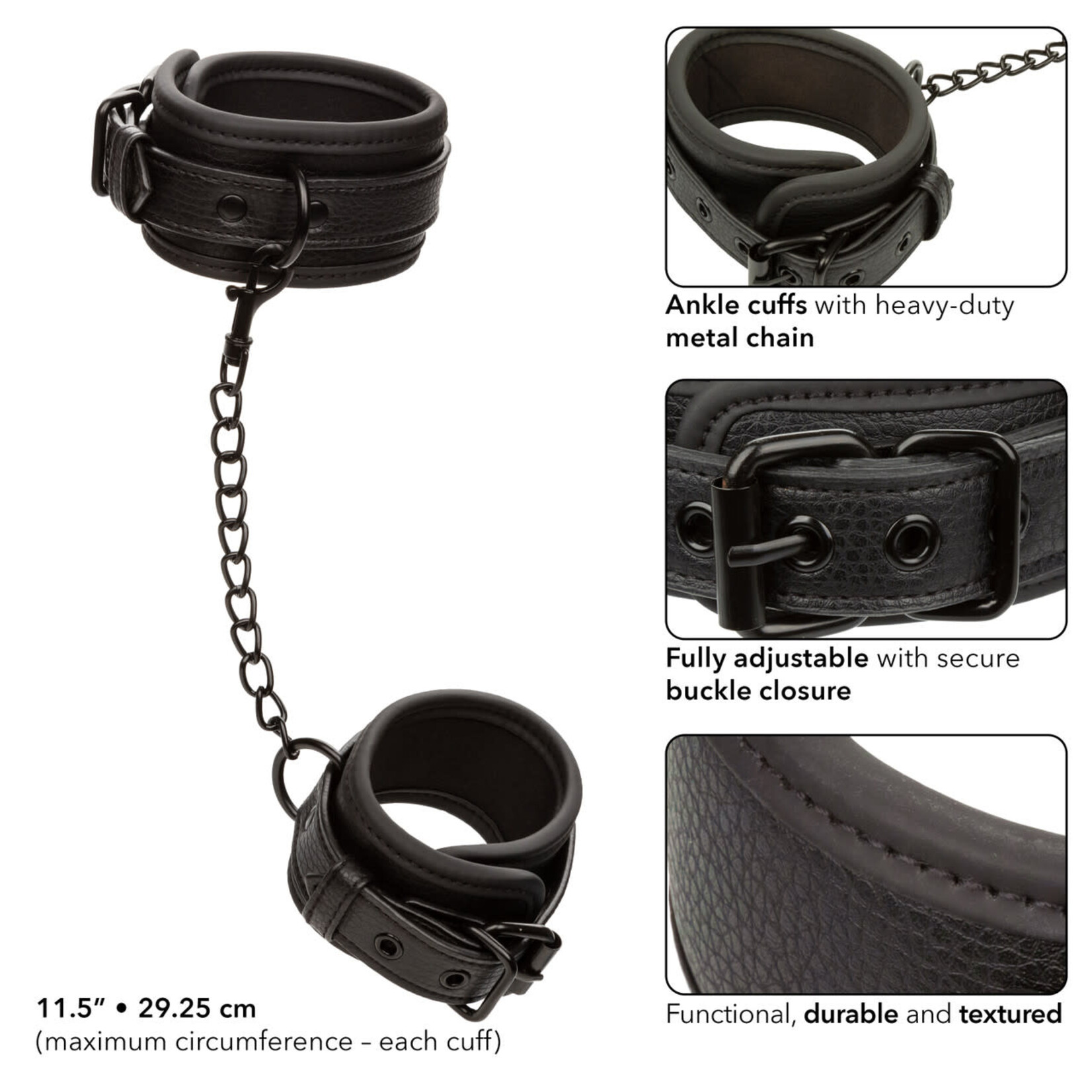 CALEXOTICS NOCTURNAL COLLECTION ANKLE CUFFS