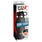 PDX PDX PLUS GREY F*CK FLASK DISCREET STROKER IN LIGHT