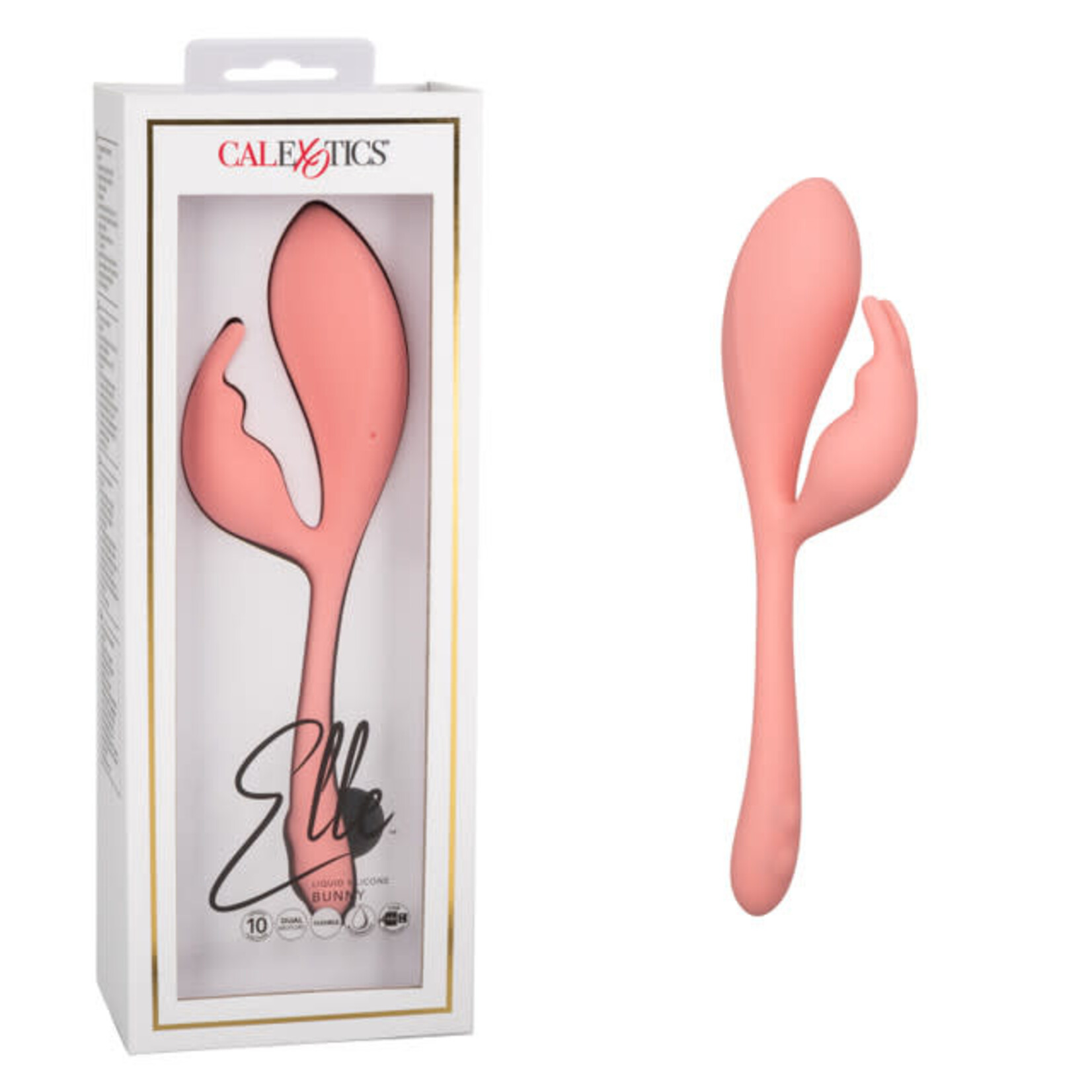 CALEXOTICS ELLE LIQUID SILICONE BUNNY VIBE