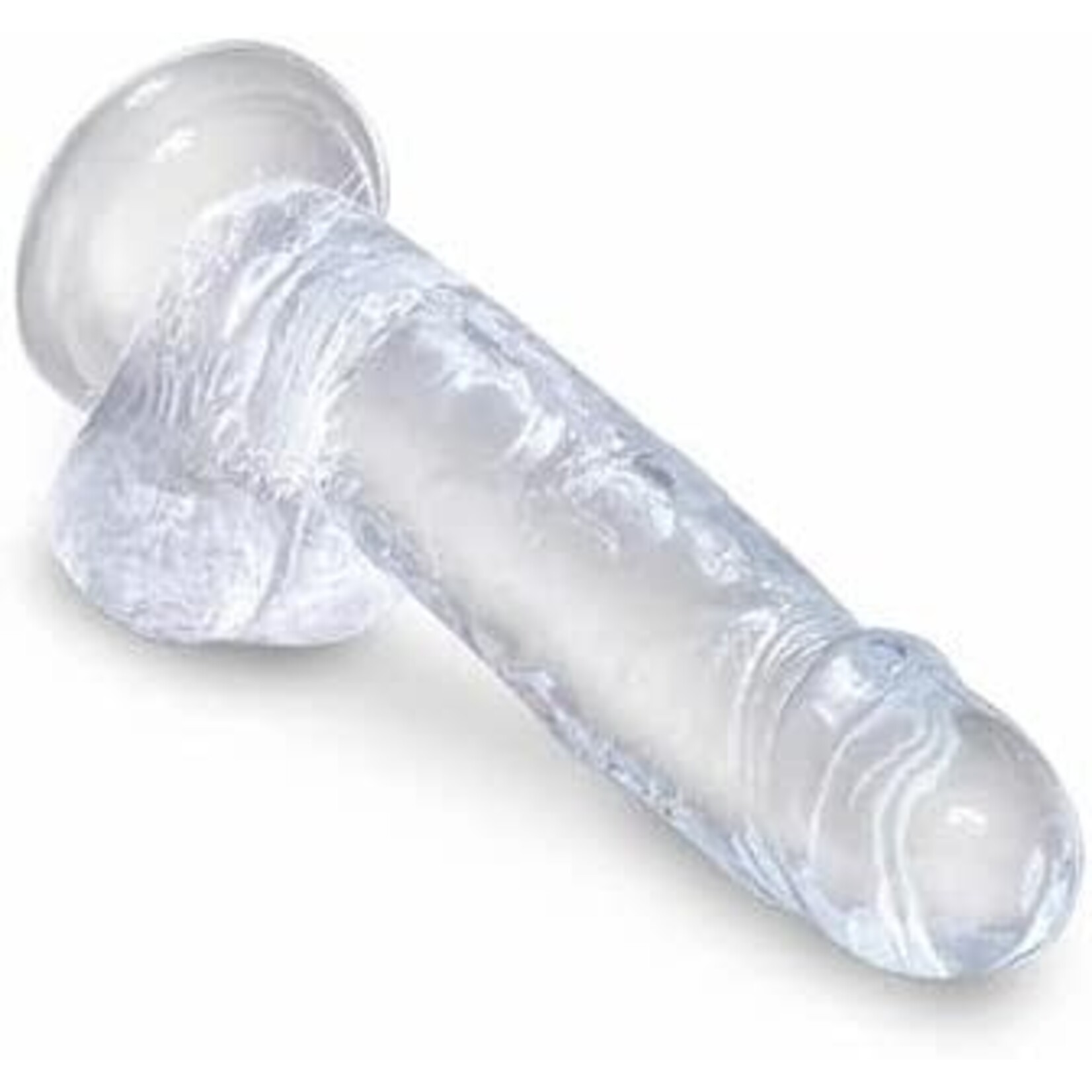 KING COCK KING COCK CLEAR 8" COCK WITH BALLS