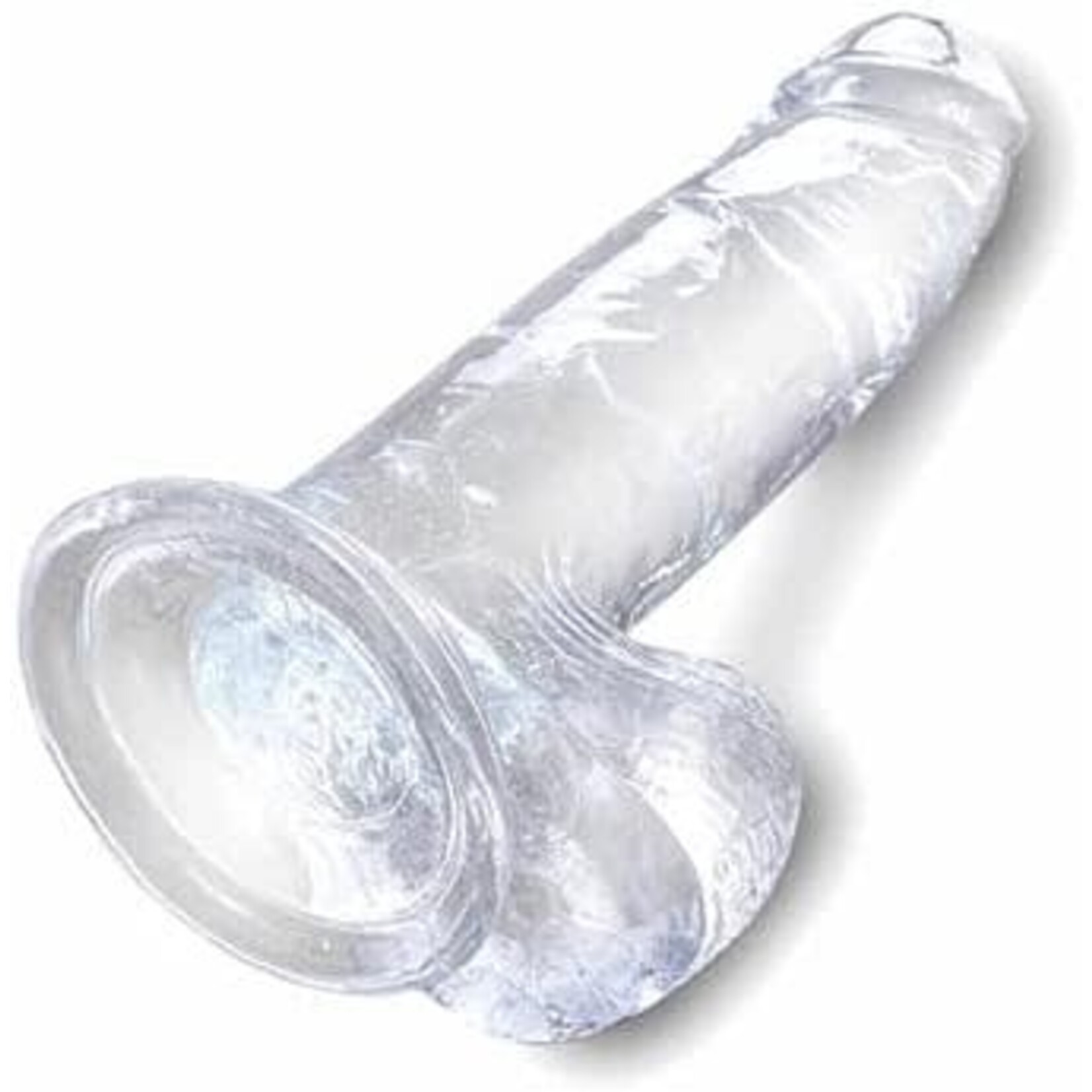 KING COCK KING COCK CLEAR 8" COCK WITH BALLS