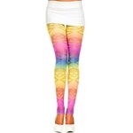 MUSIC LEGS MUSIC LEGS -  CROSS BONE DESIGN LEGGINGS RAINBOW O/S