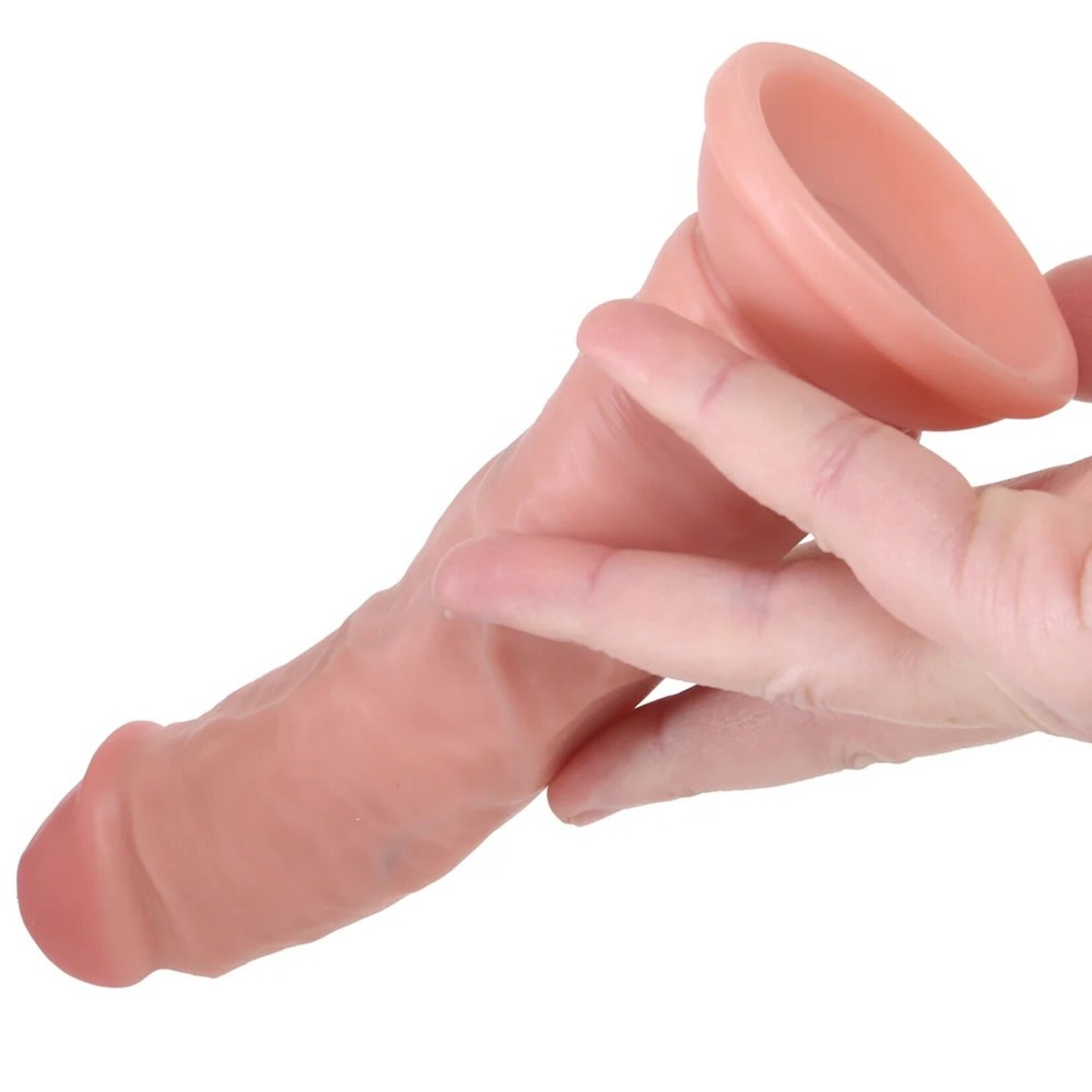 SHOTS REALROCK 6 INCH VIBRATING DILDO - LIGHT
