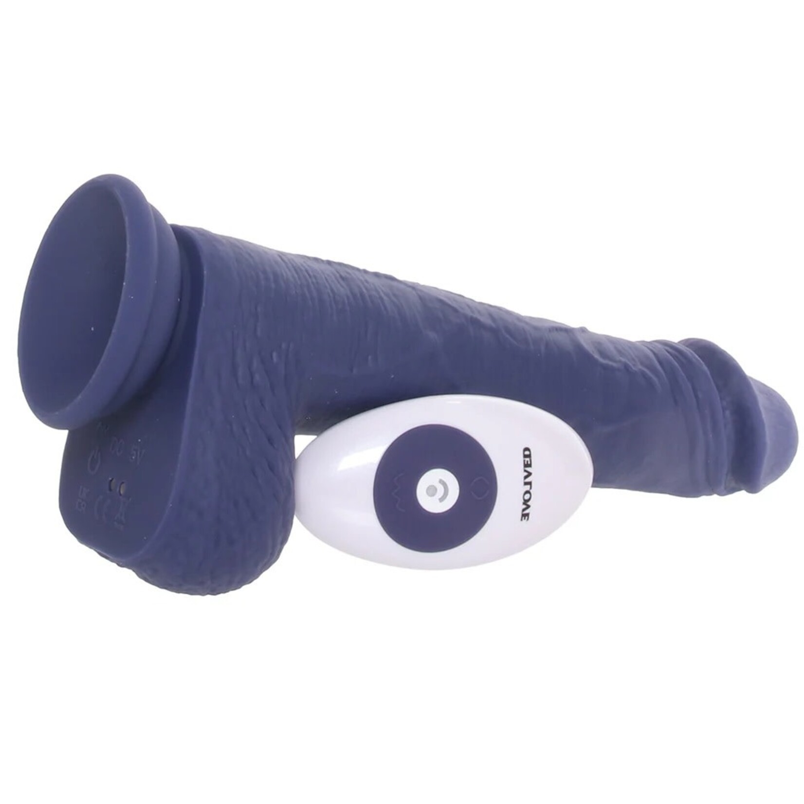 EVOLVED PLEASURE RIDER REMOTE THRUSTING VIBE - PURPLE