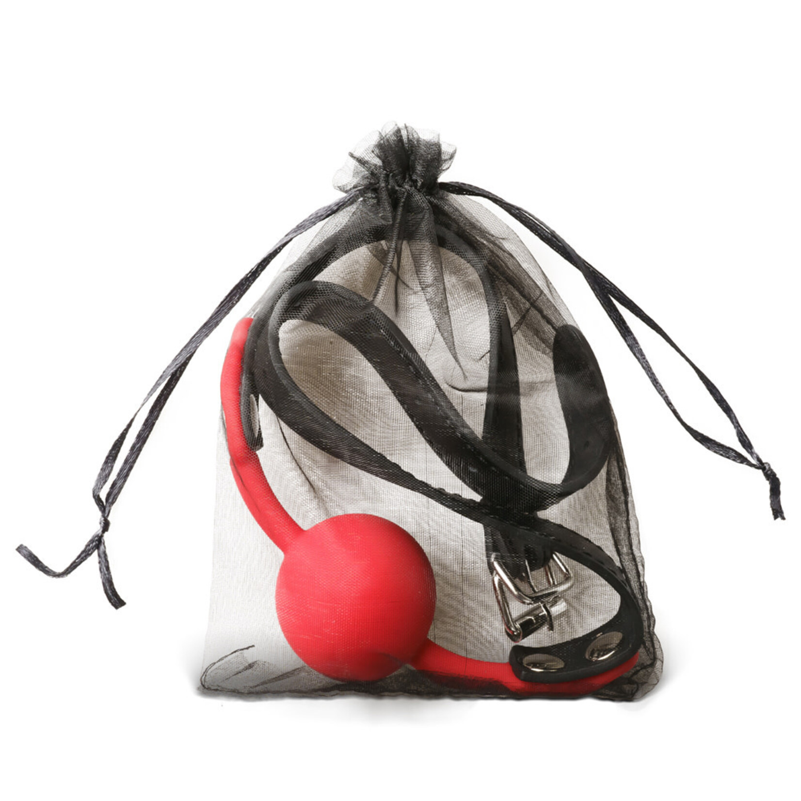 RED SILICONE BALL GAG