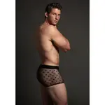 ALLURE LINGERIE ALLURE LUCA - MEN'S STAR BOXER - BLACK - S/M