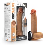 DR. SKIN BLUSH - DR. SKIN SILICONE - DR. PHILLIPS 8.5" THRUSTING DILDO - TAN