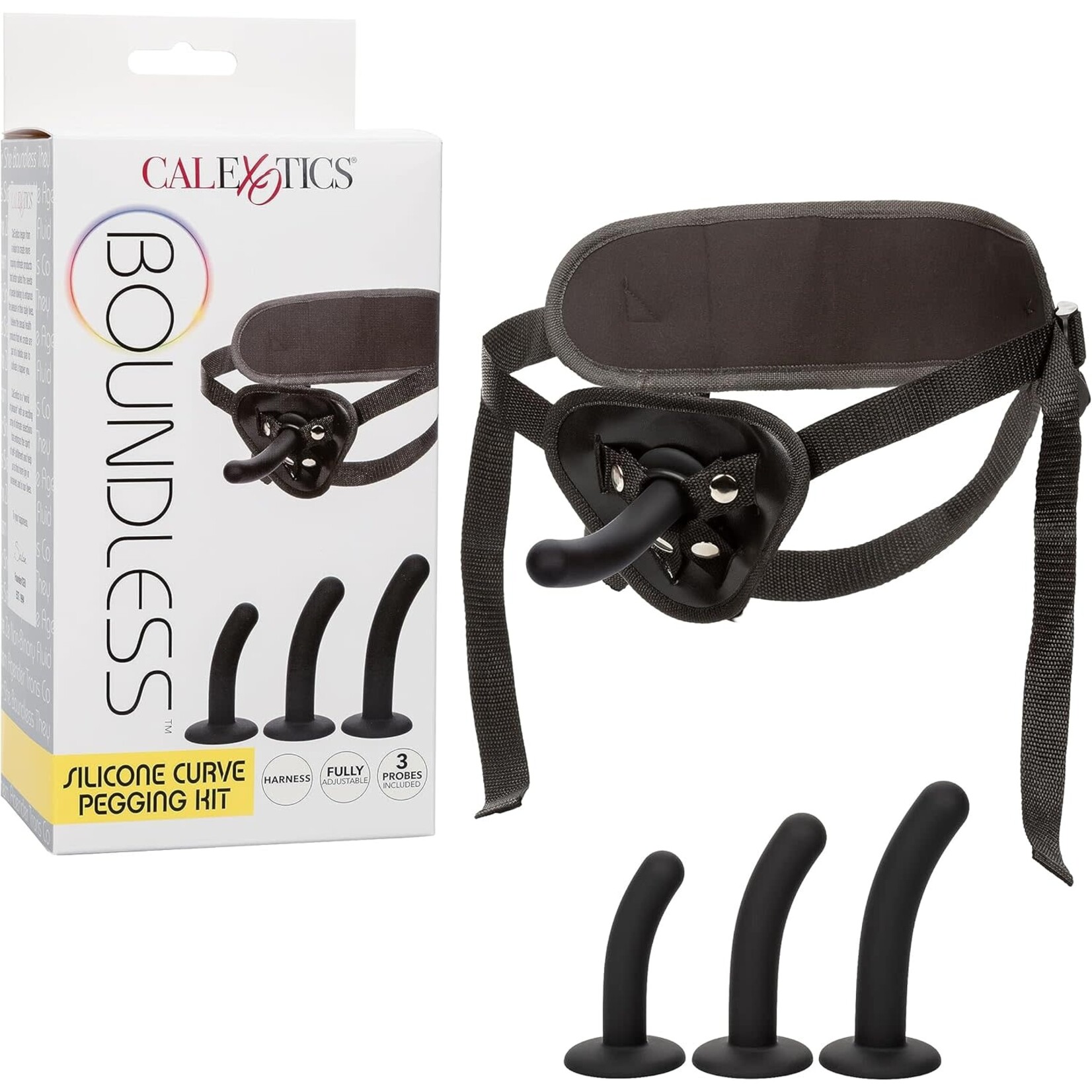 CALEXOTICS BOUNDLESS SILICONE CURVE PEGGING KIT