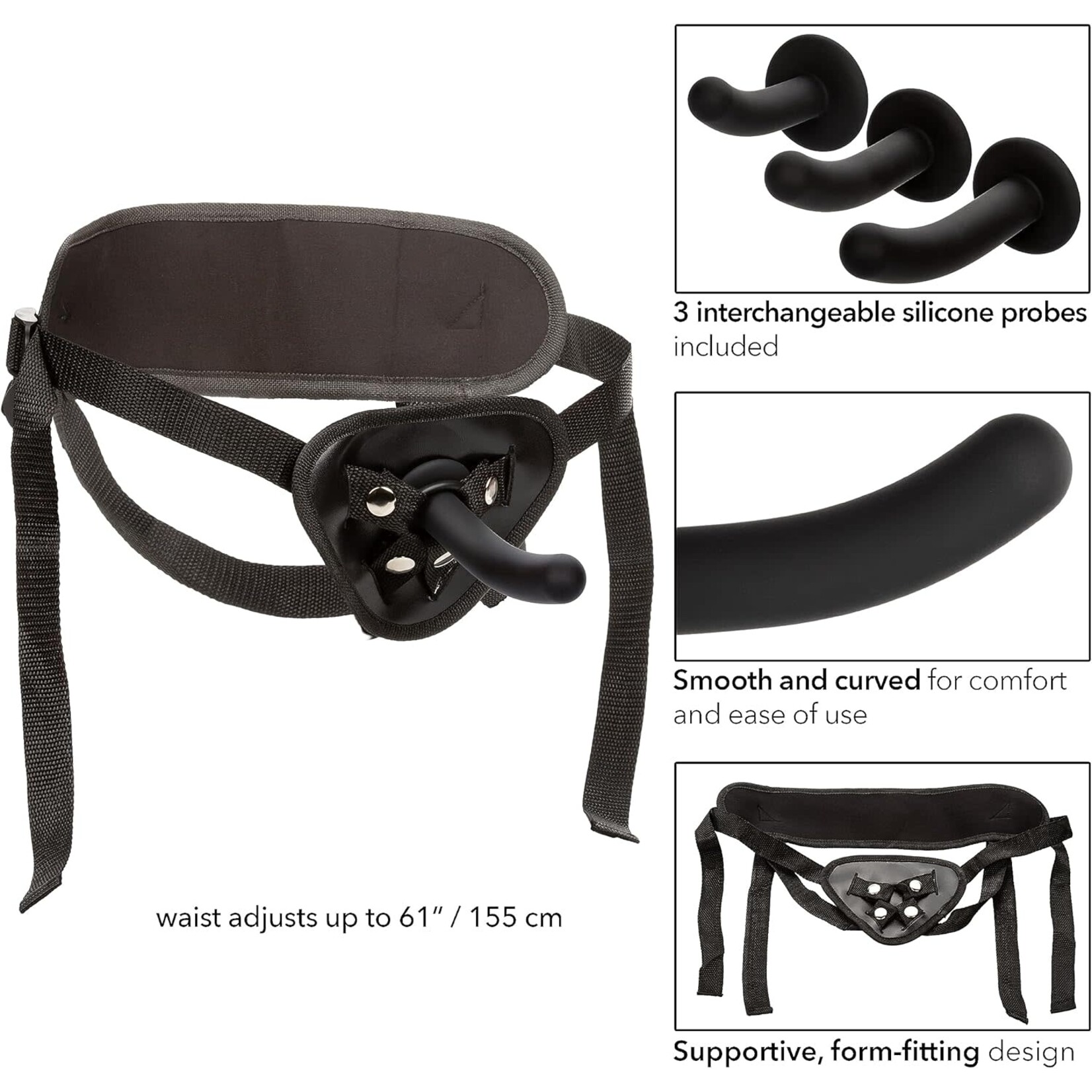 CALEXOTICS BOUNDLESS SILICONE CURVE PEGGING KIT