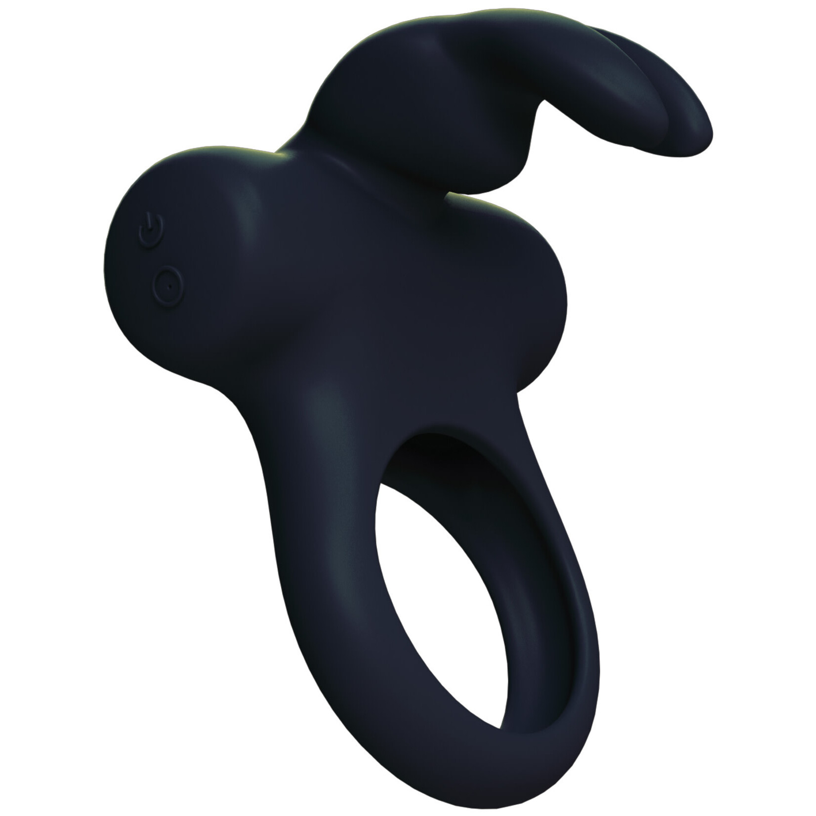 VEDO VEDO FRISKY BUNNY VIBRATING RING IN BLACK PEARL