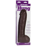 DOC JOHNSON HUNG 12.5 INCH VAC-U-LOCK DILDO IN BROWN