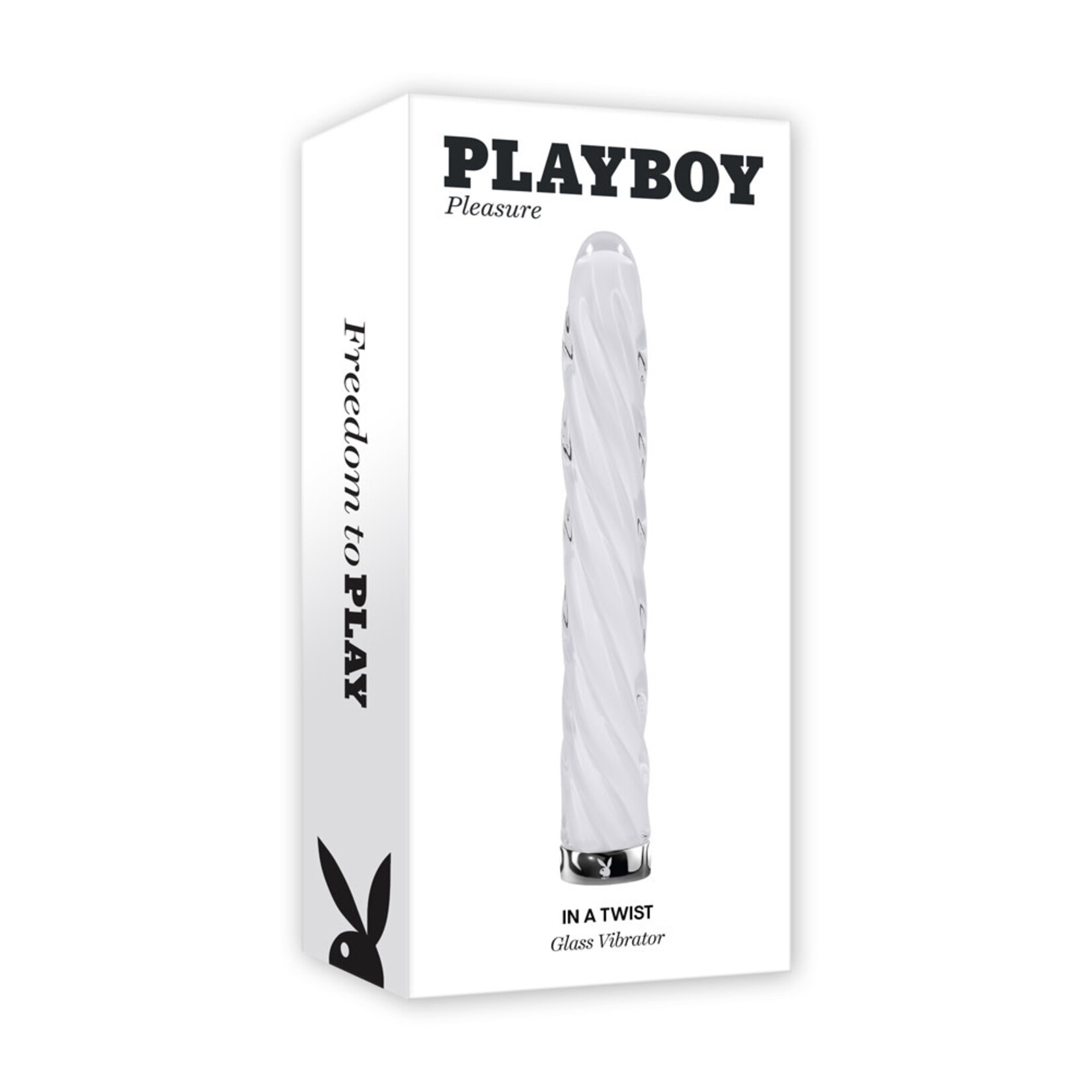 EVOLVED PLAYBOY PLEASURE IN A TWIST GLASS VIBE