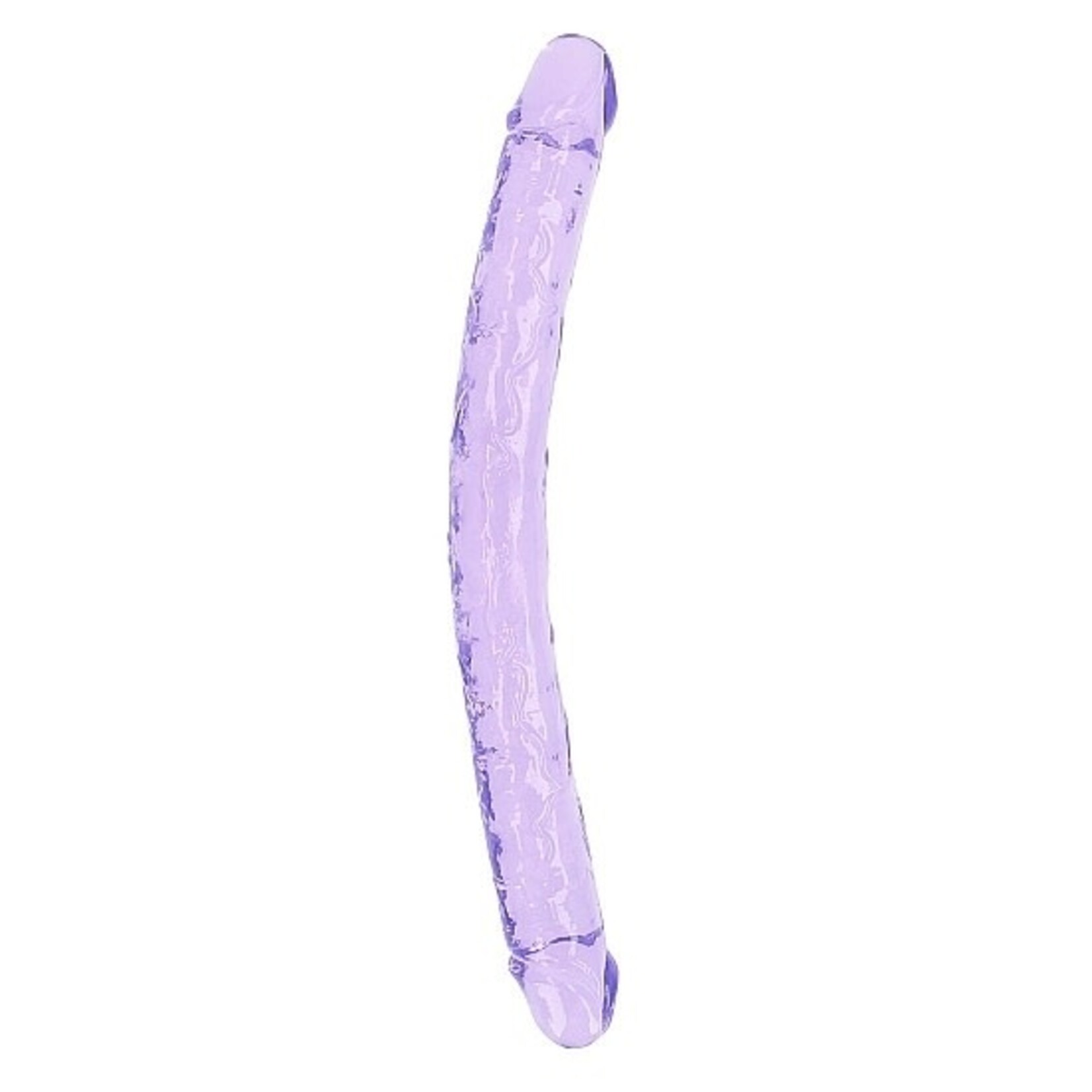 SHOTS SHOTS - REALROCK - 18" DOUBLE DONG - PURPLE
