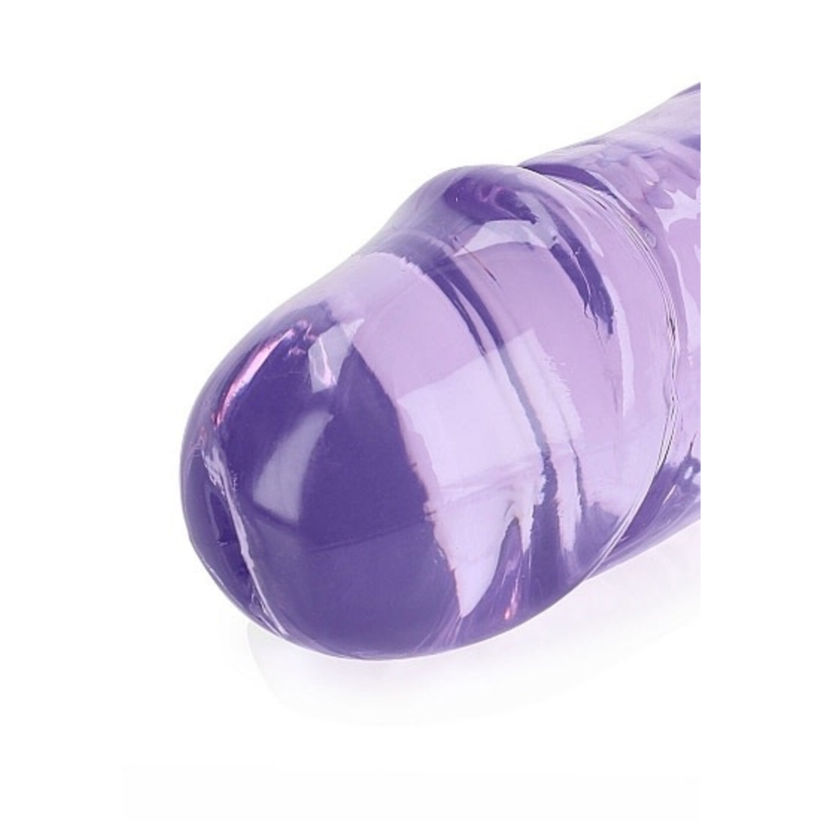 SHOTS SHOTS - REALROCK - 18" DOUBLE DONG - PURPLE