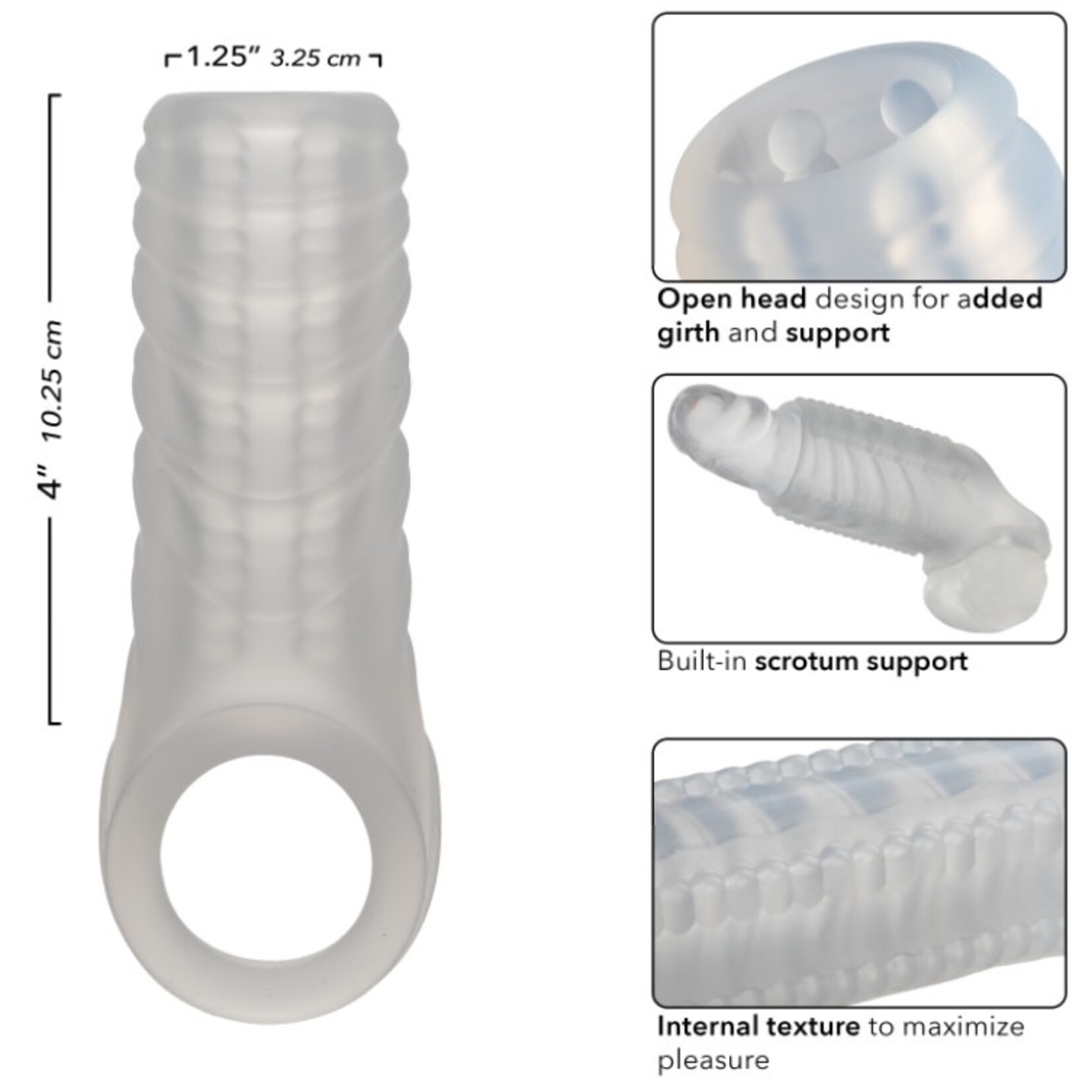 CALEXOTICS PERFORMANCE MAXX LIQUID SILICONE REVERSIBLE SLEEVE
