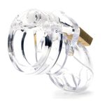 CB-X CHASTITY KITS - MR. STUBB CLEAR KIT WITH 1 3/4" CAGE LENGTH