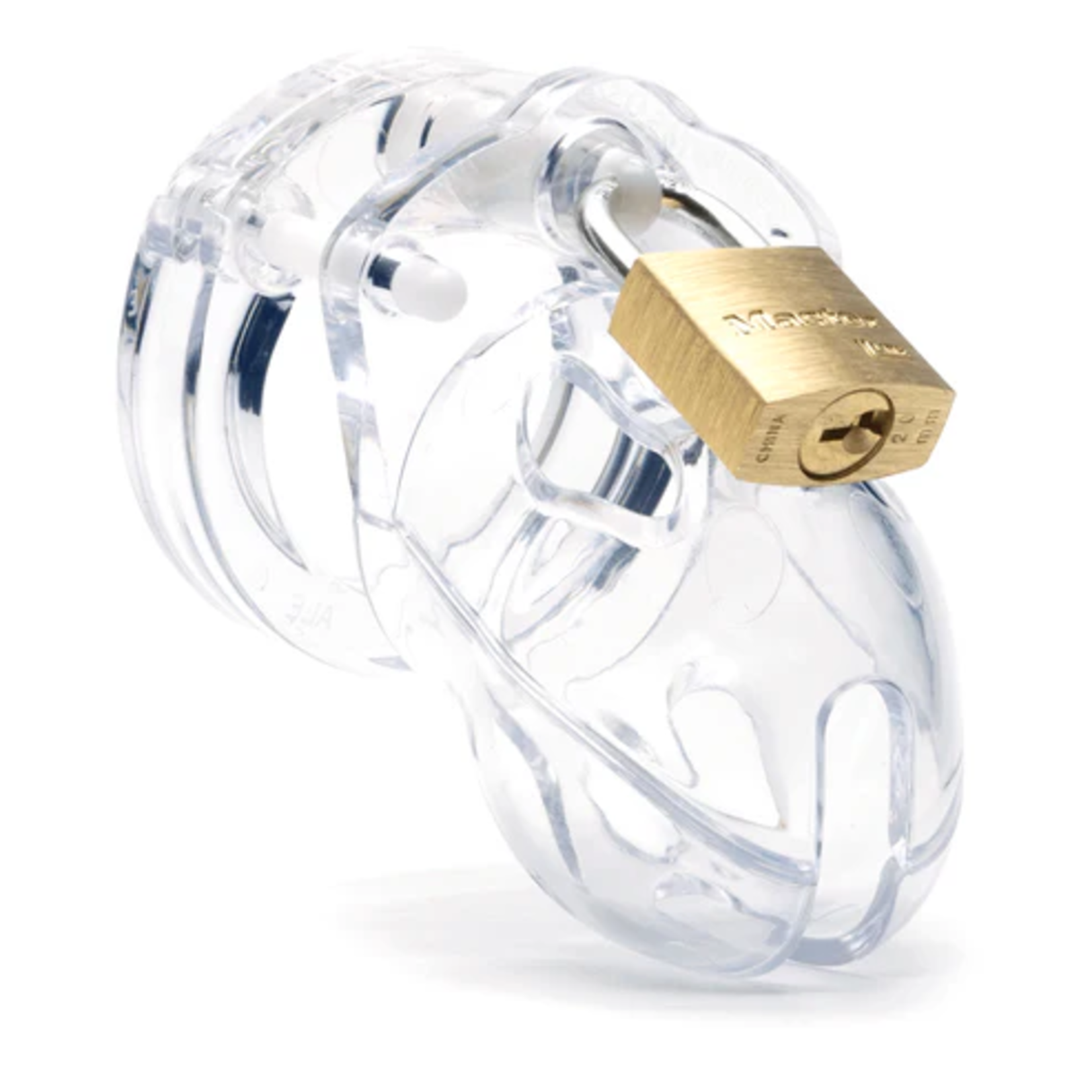 CB-X CHASTITY KITS - MR. STUBB CLEAR KIT WITH 1 3/4" CAGE LENGTH