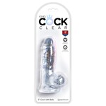KING COCK KING COCK CLEAR 5" COCK WITH BALLS